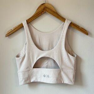 Lululemon High Neck Long Line Bra Embossed Size 6